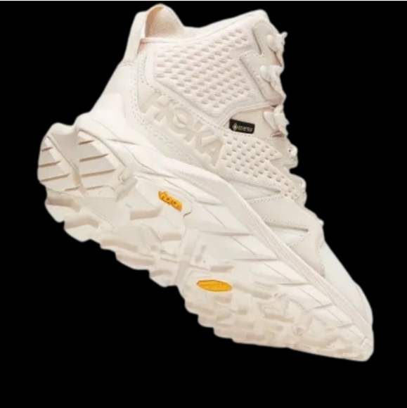 *NEW* HOKA Anacapa Mid GTX Hiking Shoe Eggnog/Shifting Sand Women's 7.5B - Picture 4 of 4